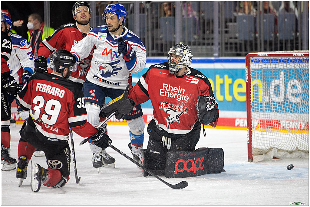 PENNY DEL; Koelner Haie- Adler Mannheim; Koeln, 02.01.2022